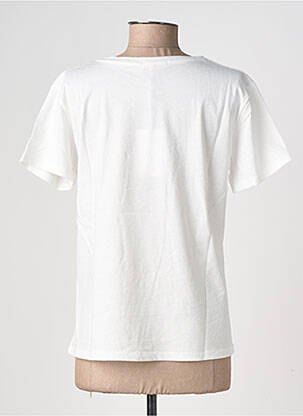T-shirt sérigraphie manches courtes blanc ALTAMIRA femme