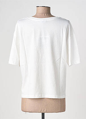 T-shirt manches longues manches longues blanc LUMINA femme