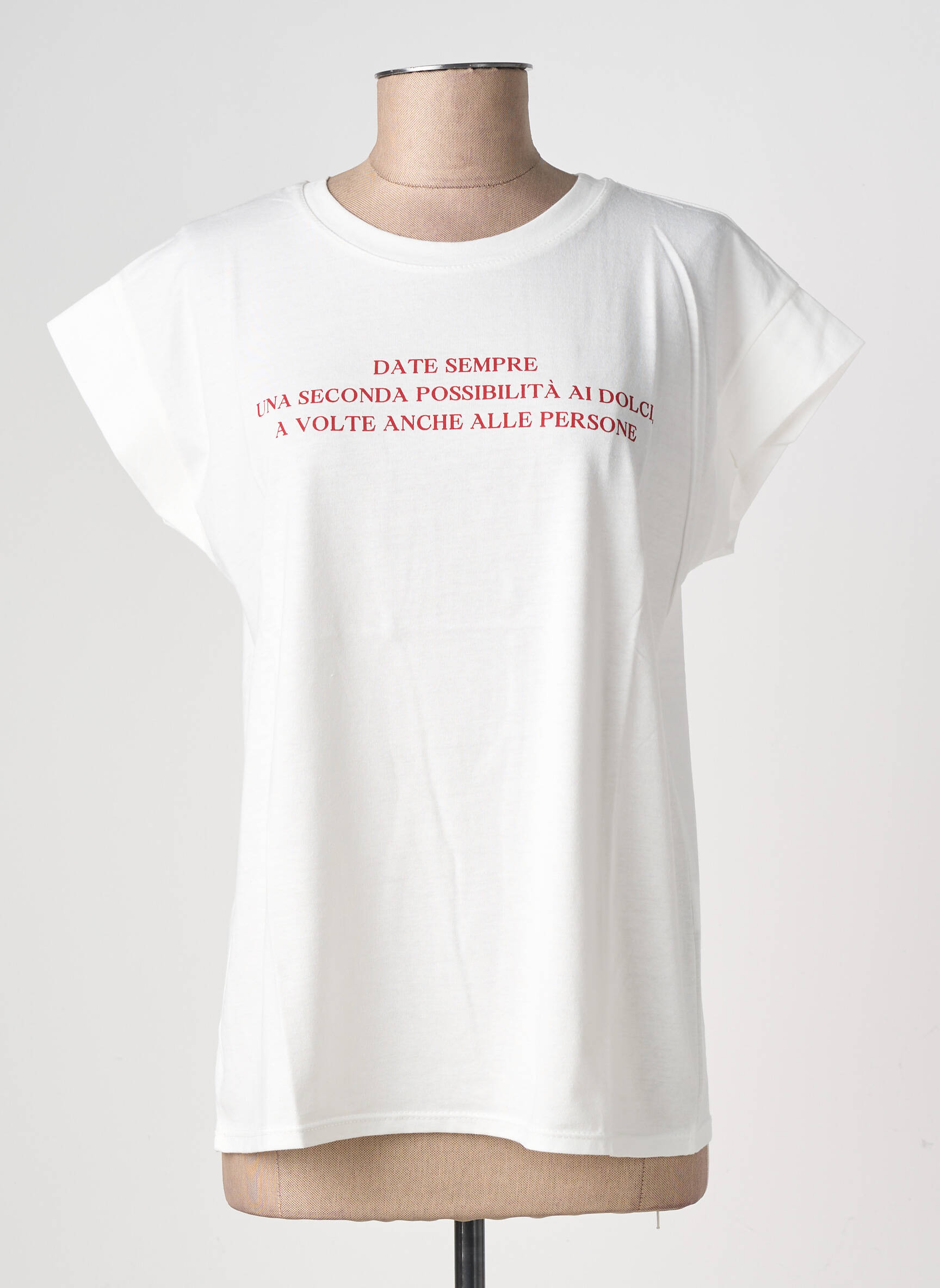 T-shirt imprimé fantaisie manches courtes rouge CIVICO 1 femme