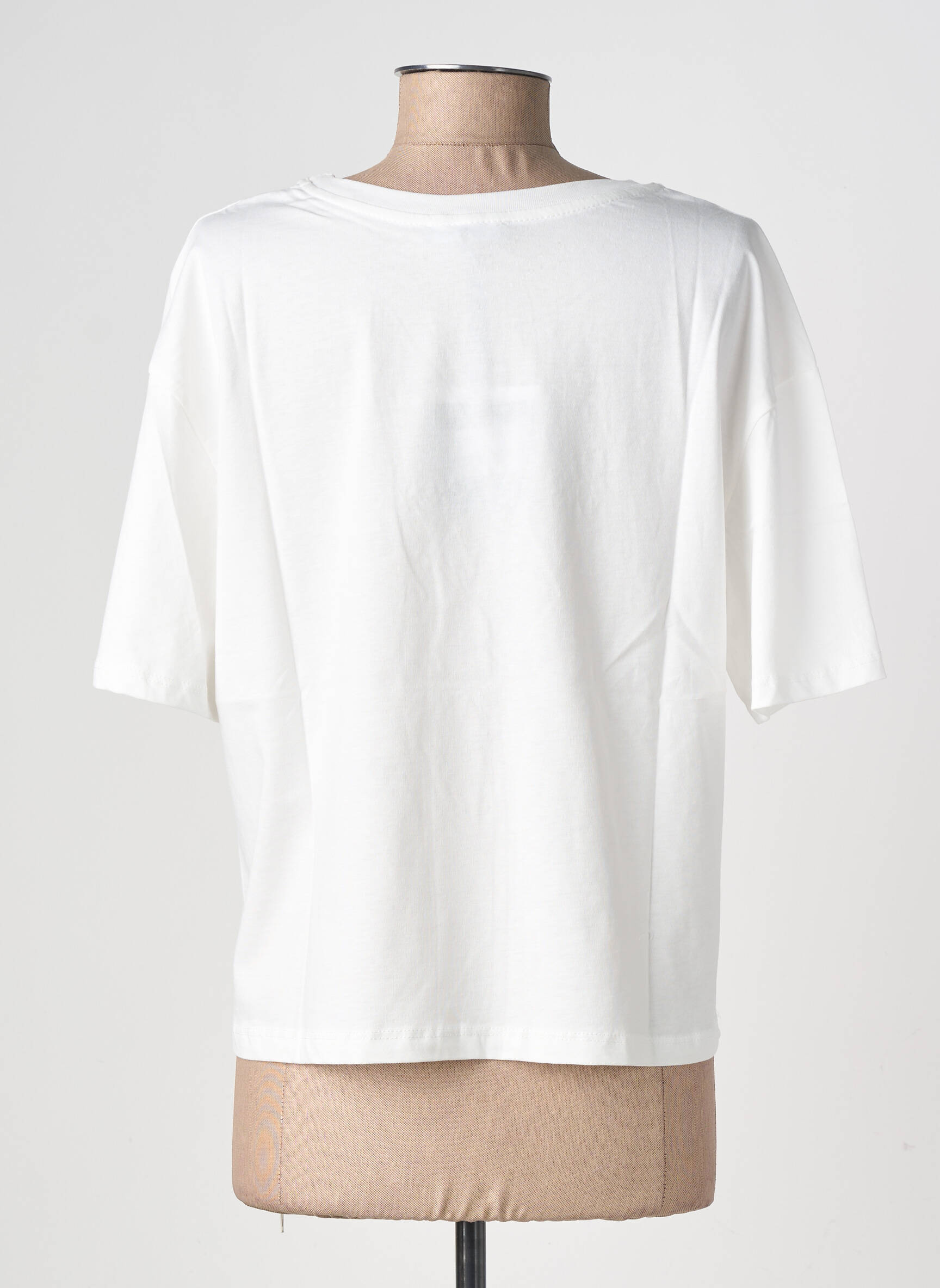 T-shirt manches longues manches longues blanc LUMINA femme