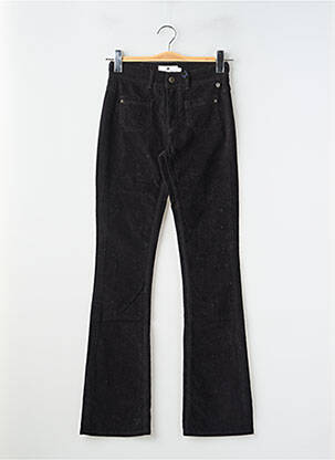 Pantalon flare stretch taille haute noir FREEMAN T.PORTER femme