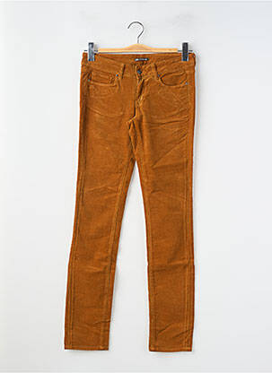Pantalon slim stretch taille normale jaune CIMARRON femme