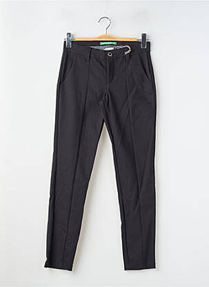 Pantalon chino tissage popeline taille normale noir STREET ONE femme