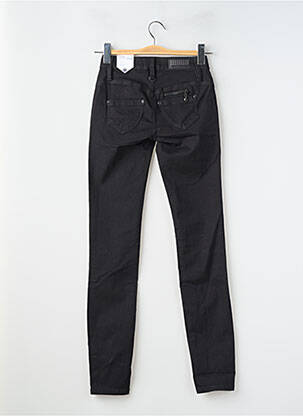 Jeans coupe slim taille haute taille haute noir FREEMAN T.PORTER femme