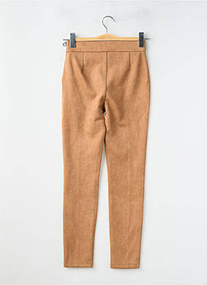 Pantalon slim taille élastique taille normale beige STREET ONE femme