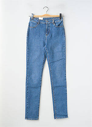 Jeans coupe slim taille haute taille haute bleu KANOPE femme