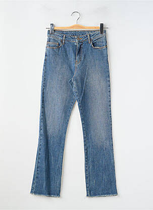 Jeans coupe droite taille haute taille haute bleu KANOPE femme