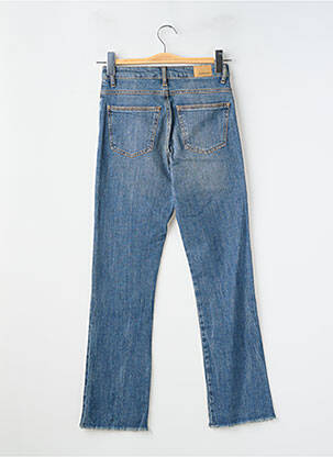 Jeans coupe droite taille haute taille haute bleu KANOPE femme