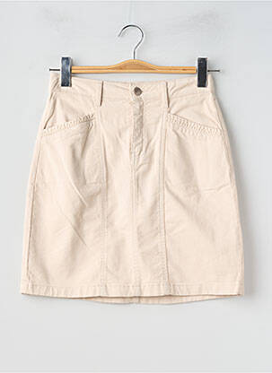 Jupe courte poches beige LOLA ESPELETA femme
