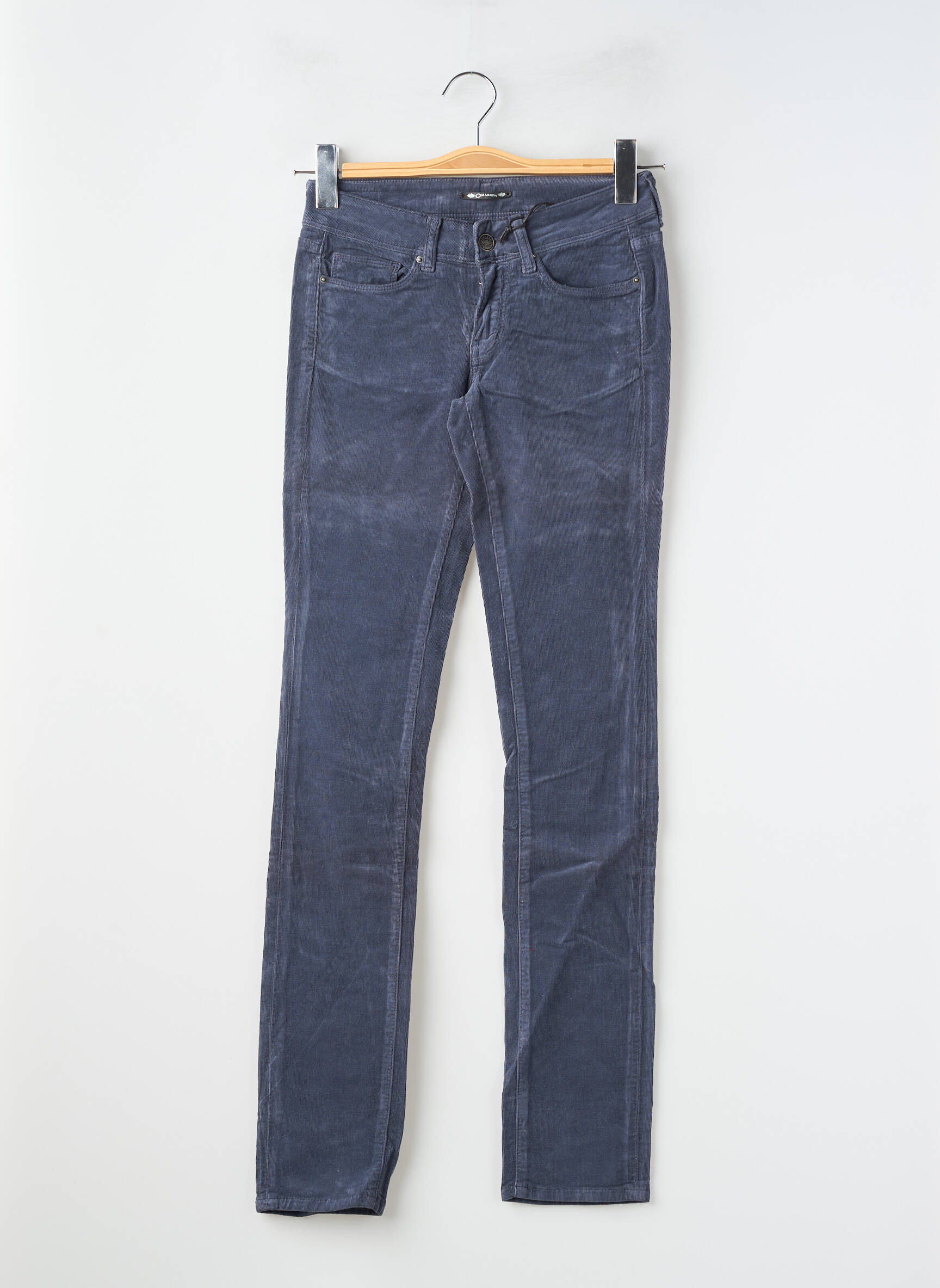 Pantalon slim stretch taille normale bleu fonce CIMARRON femme