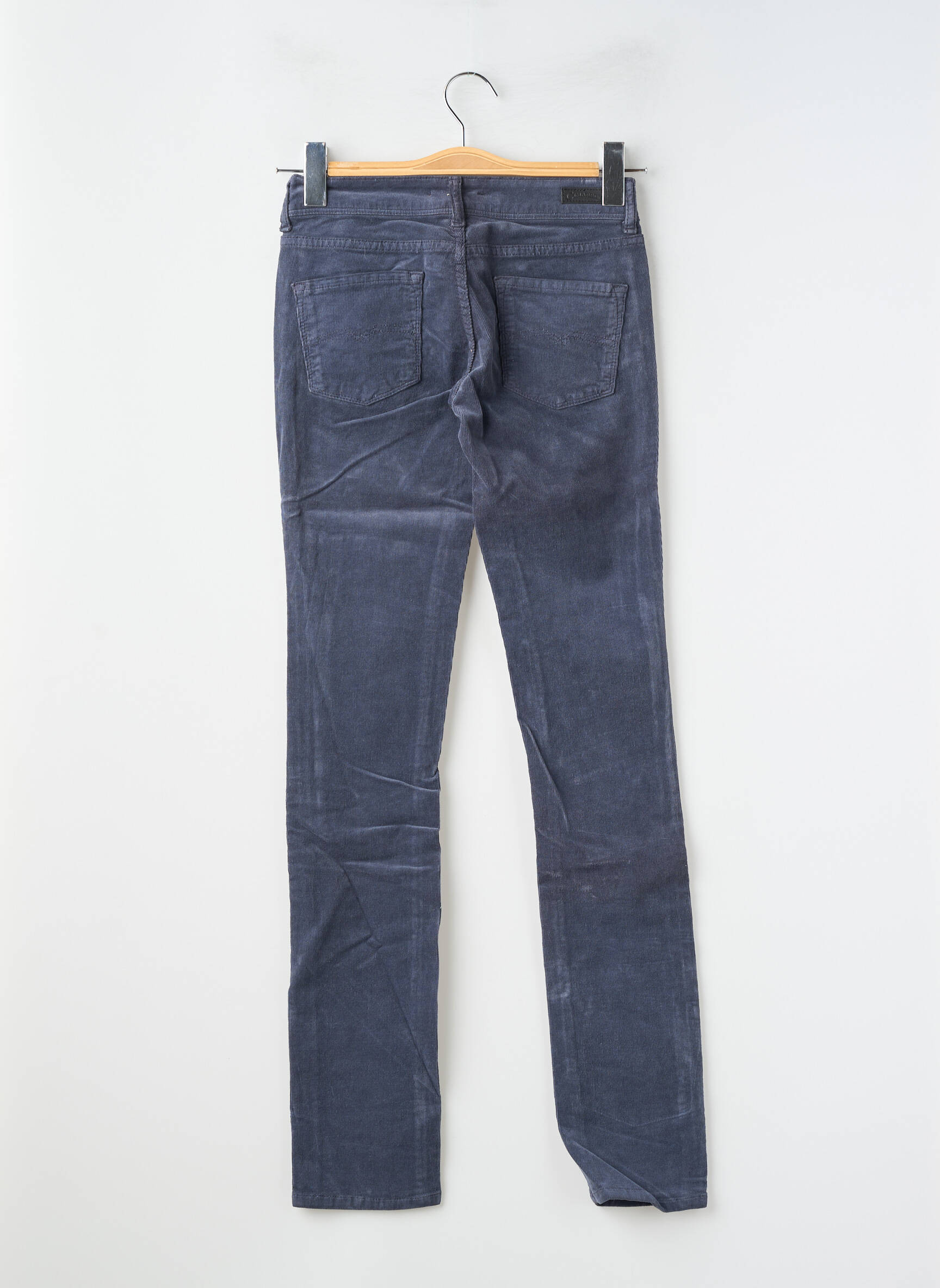 Pantalon slim stretch taille normale bleu fonce CIMARRON femme