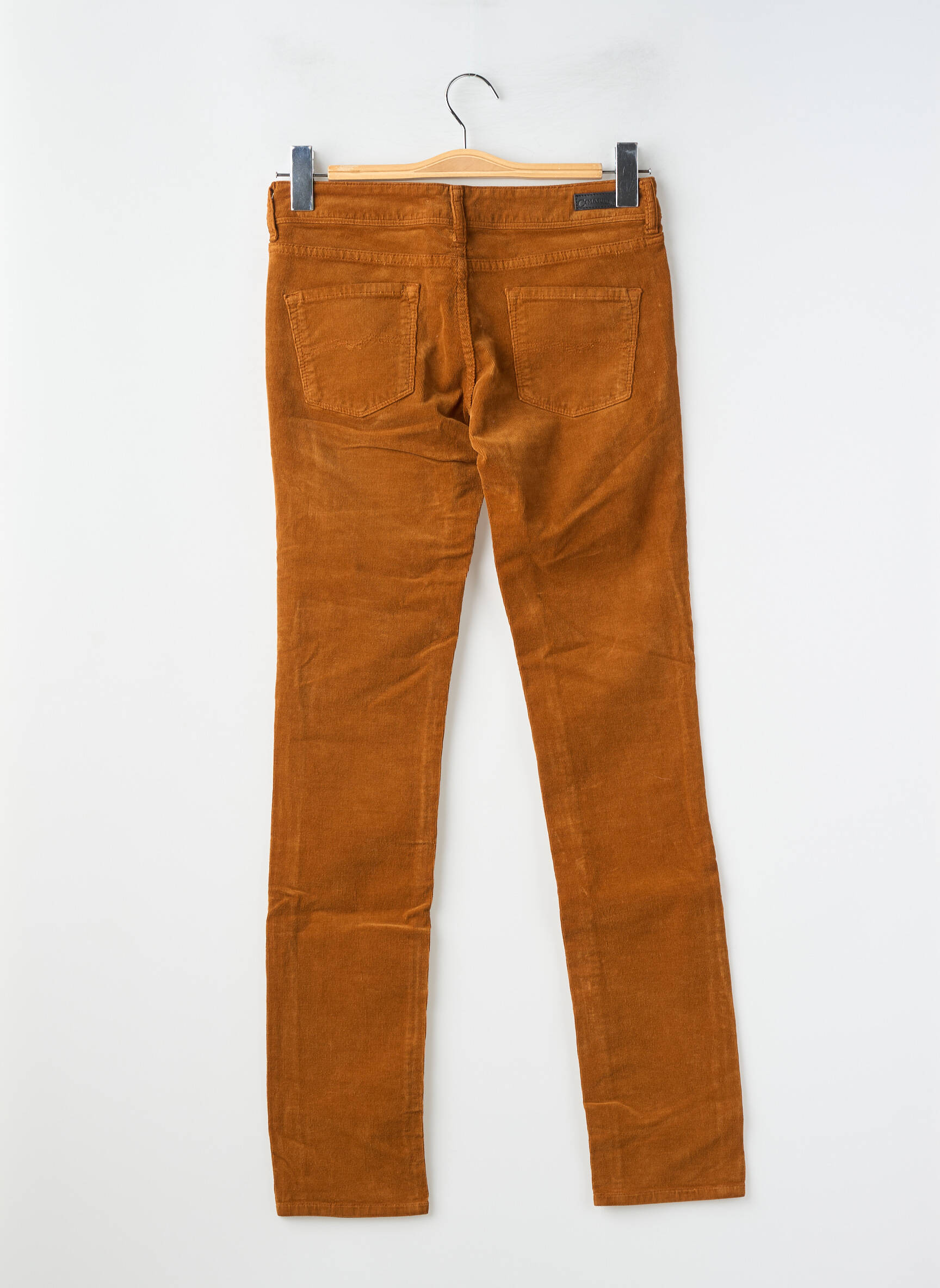 Pantalon slim stretch taille normale jaune CIMARRON femme