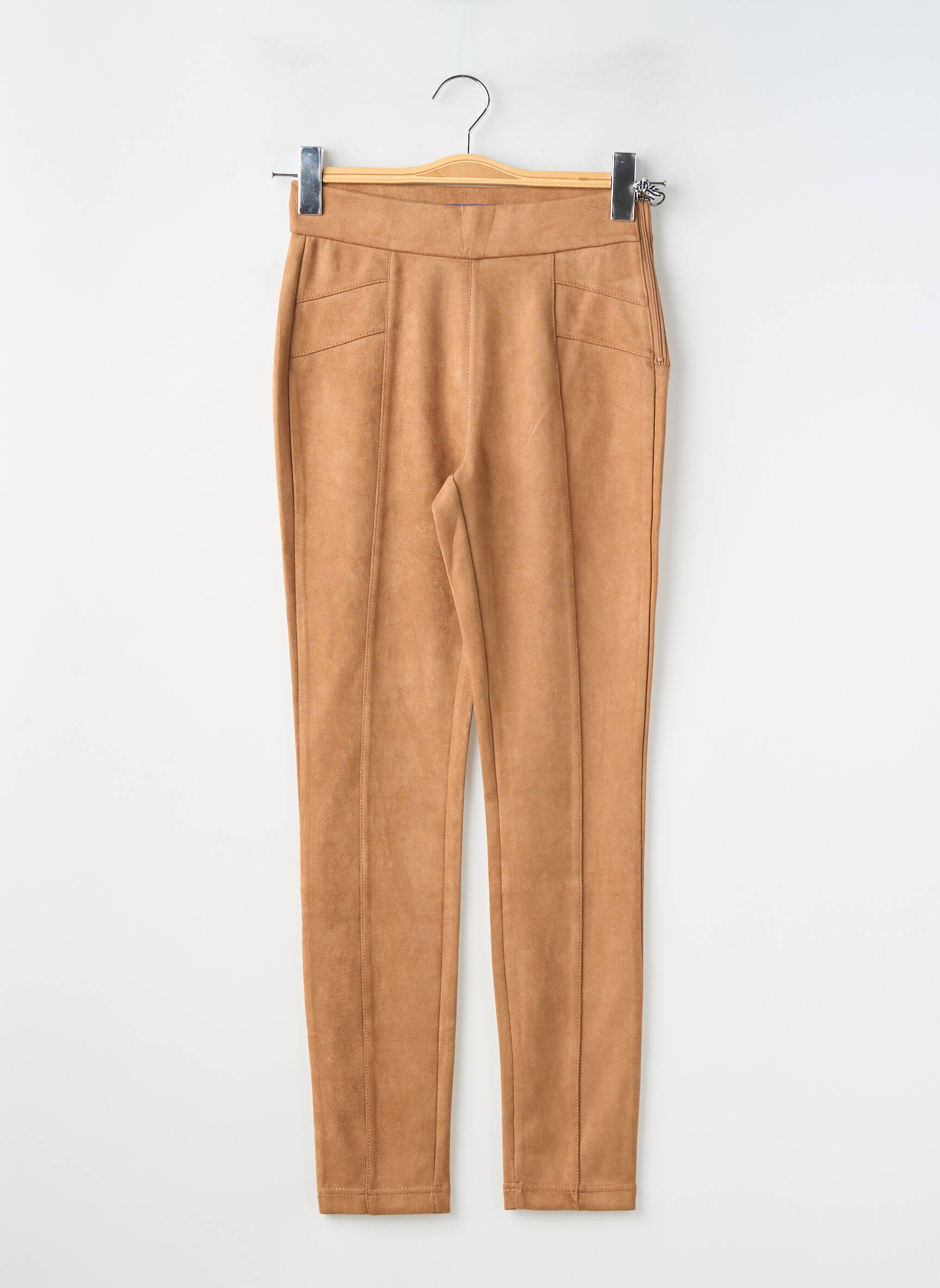Pantalon slim taille élastique taille normale beige STREET ONE femme