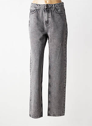 Jeans coupe droite stretch taille normale gris AMERICAN VINTAGE femme
