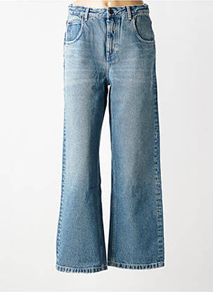 Jeans coupe droite stretch taille normale bleu AMERICAN VINTAGE femme