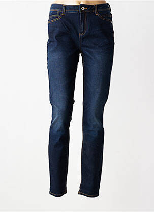 Jeans coupe slim taille haute taille haute bleu STREET ONE femme
