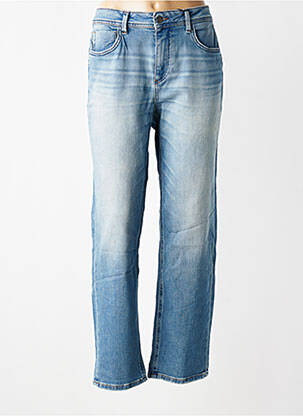 Jeans boyfriend stretch taille normale bleu FREEMAN T.PORTER femme