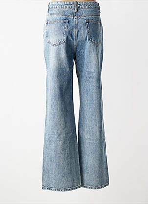 Jeans coupe large stretch taille normale bleu SUNCOO femme