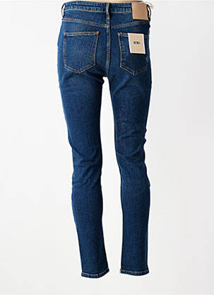 Jeans coupe slim taille haute taille haute bleu REIKO femme