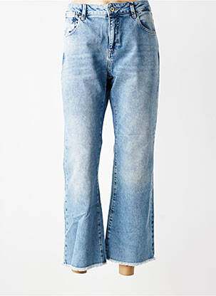 Jeans bootcut taille haute taille haute bleu FREEMAN T.PORTER femme
