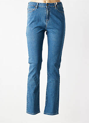 Jeans coupe slim stretch taille normale bleu KANOPE femme
