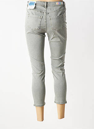 Jeans coupe slim stretch taille normale gris fonce STREET ONE femme