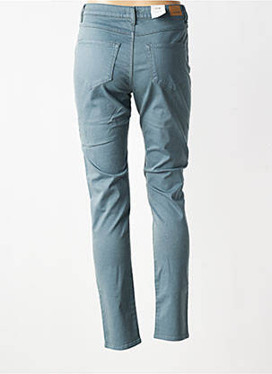 Pantalon slim tissage popeline taille normale gris KANOPE femme