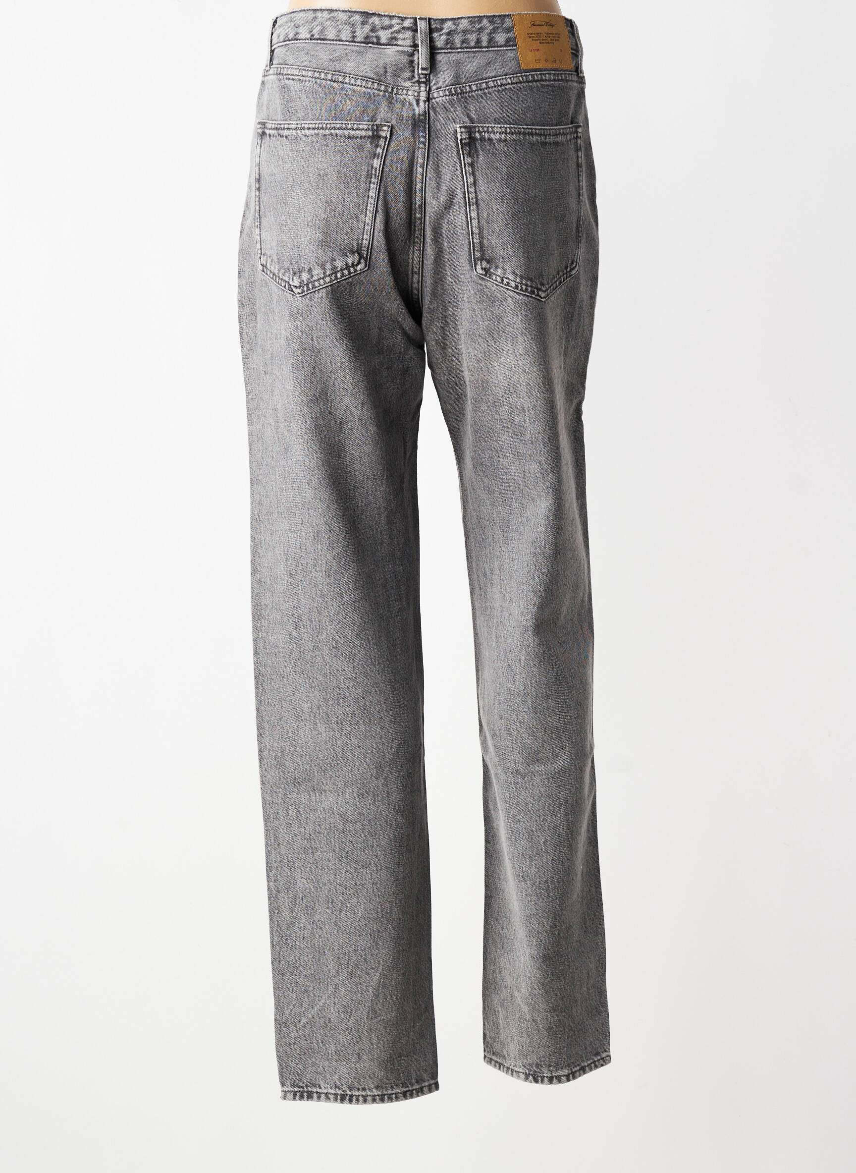 Jeans coupe droite stretch taille normale gris AMERICAN VINTAGE femme