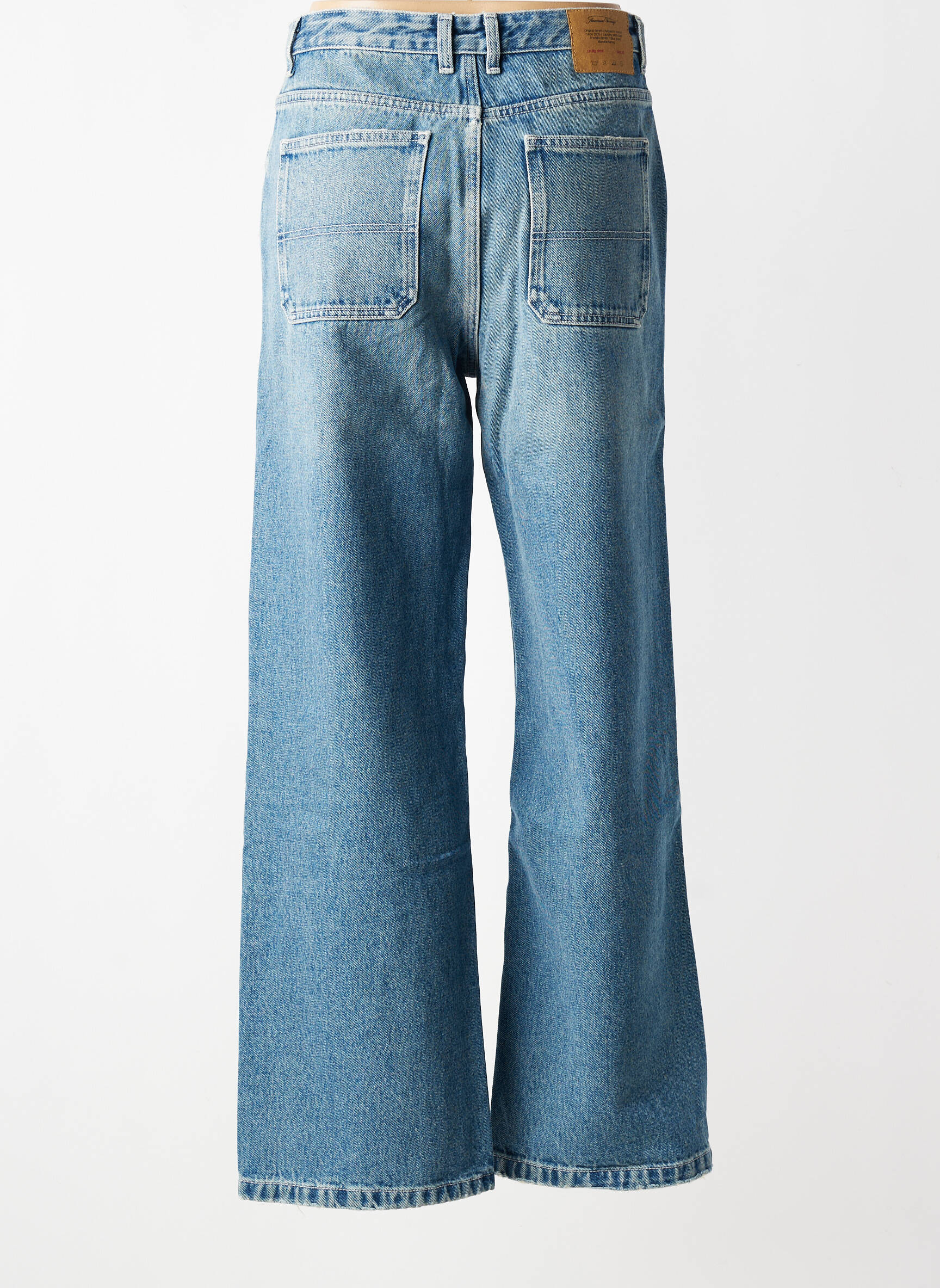 Jeans coupe droite stretch taille normale bleu AMERICAN VINTAGE femme