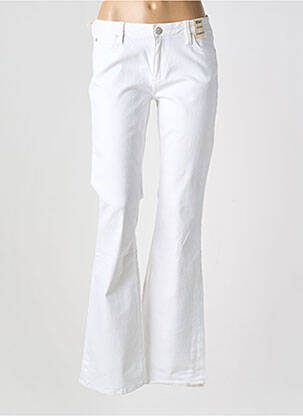 Jean coupe flare stretch taille normale blanc REIKO femme