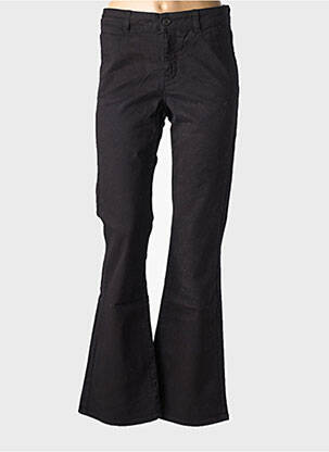 Pantalon flare stretch taille normale noir HAPPY femme