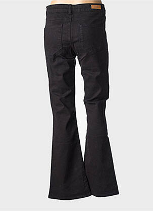 Pantalon flare stretch taille normale noir HAPPY femme