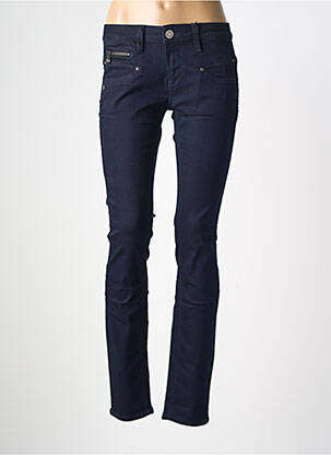 Jeans coupe slim stretch taille normale bleu FREEMAN T.PORTER femme