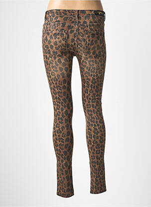 Jeans skinny stretch taille basse marron CIMARRON femme