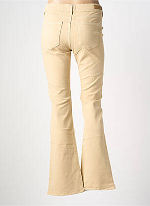 Pantalon flare stretch taille normale beige HAPPY femme