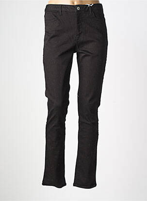 Pantalon slim stretch taille normale noir KANOPE femme