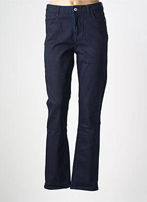 Jeans coupe slim stretch taille normale bleu KANOPE femme