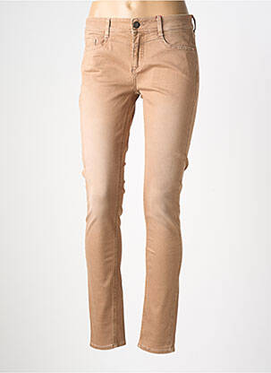 Pantalon slim stretch taille normale marron STREET ONE femme