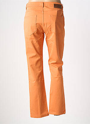 Pantalon droit stretch taille normale orange LOLA ESPELETA femme