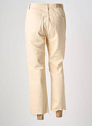 Pantalon 7/8 taille normale taille normale beige REIKO femme
