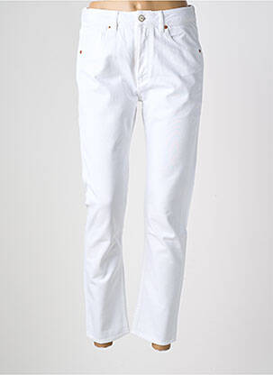 Jeans coupe slim stretch taille normale blanc REIKO femme