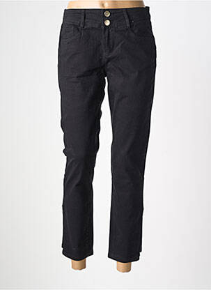 Pantalon 7/8 stretch taille normale noir LOLA ESPELETA femme