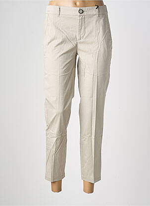Pantalon chino tissage popeline taille normale gris STREET ONE femme