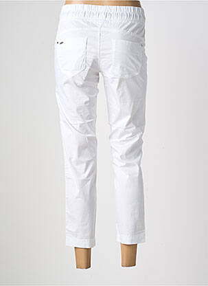 Pantalon 7/8 stretch taille normale blanc STREET ONE femme