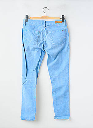 Jeans coupe slim stretch taille normale bleu REIKO femme