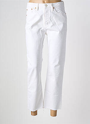 Jeans coupe slim stretch taille normale blanc REIKO femme