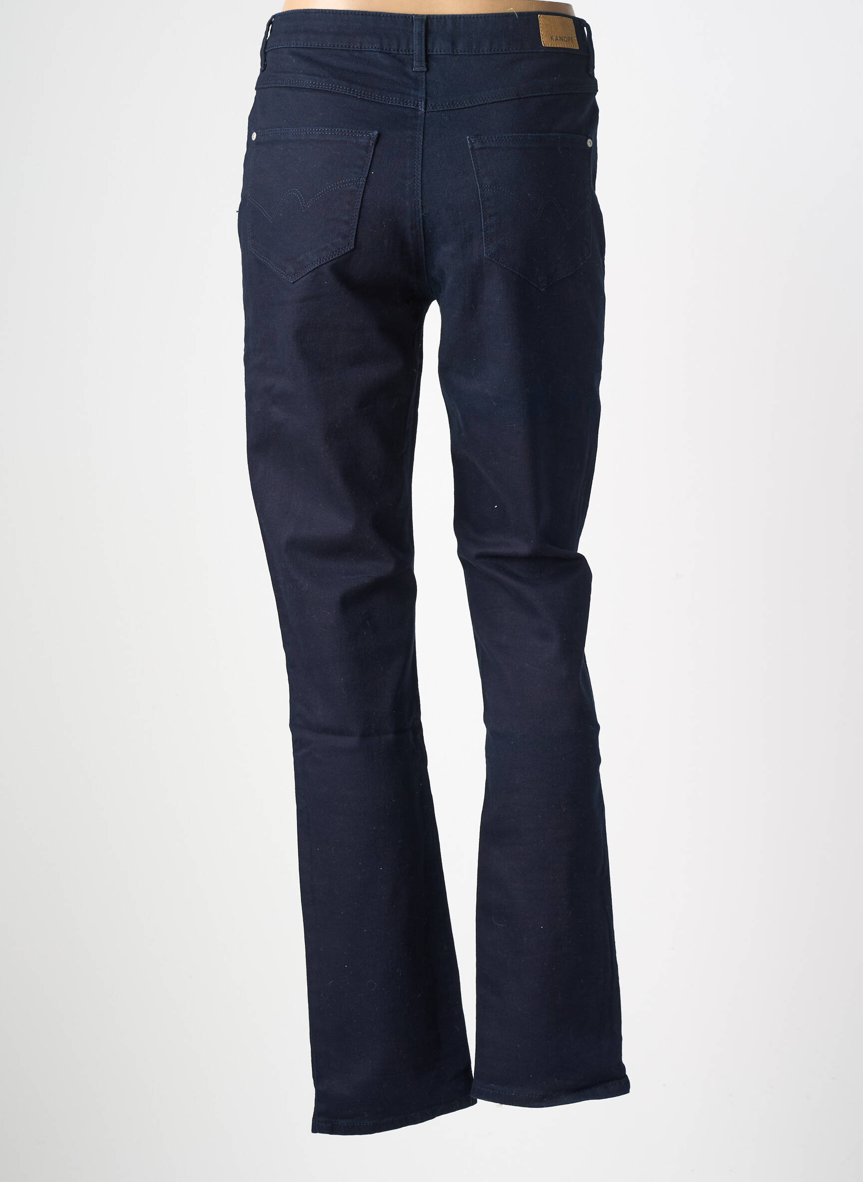 Jeans coupe slim stretch taille normale bleu KANOPE femme