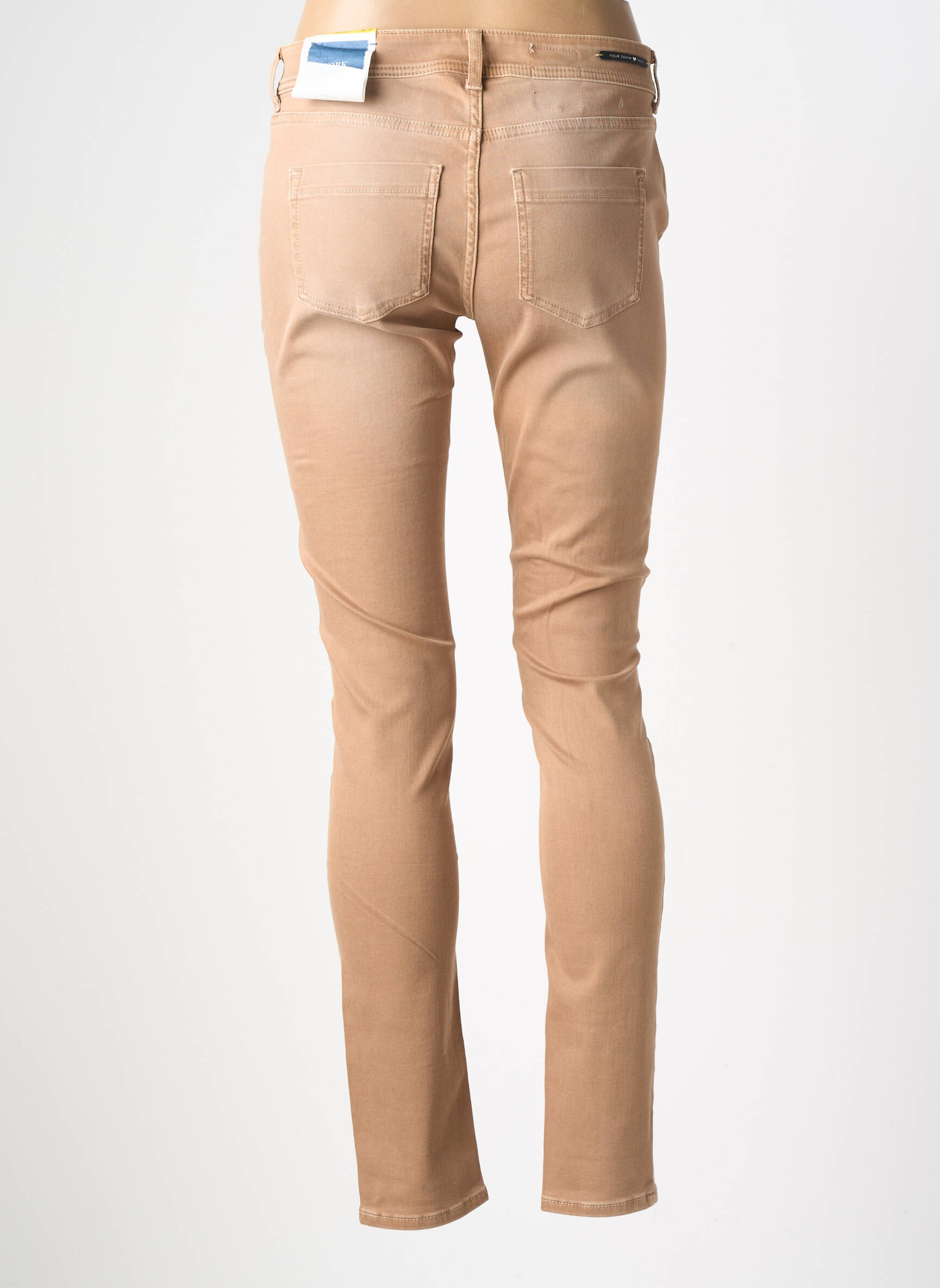 Pantalon slim stretch taille normale marron STREET ONE femme