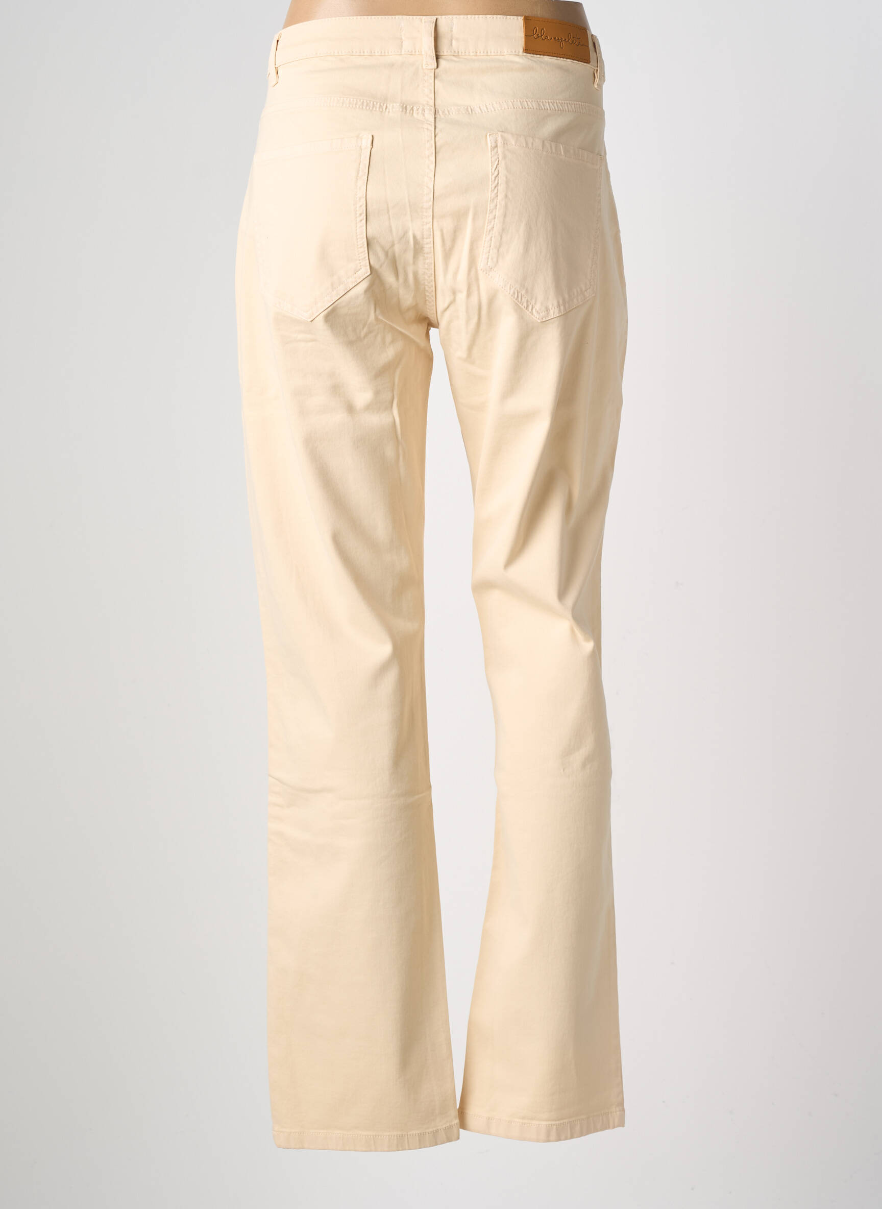 Pantalon droit stretch taille normale beige LOLA ESPELETA femme