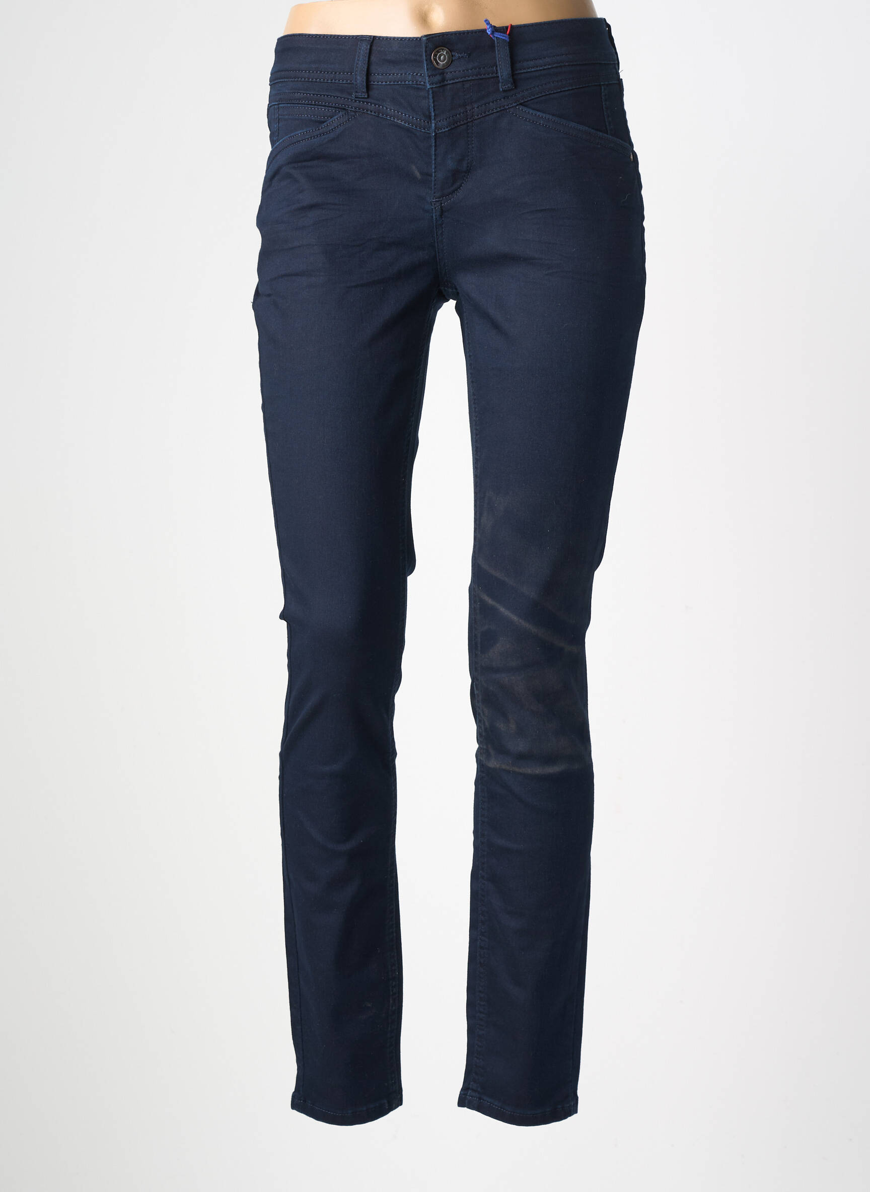 Jeans coupe slim stretch taille normale bleu STREET ONE femme